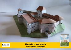 Zamek w Janowcu – 1:400 – model kartonowy – WAK 269