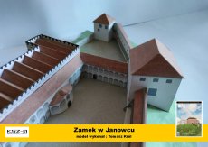 Zamek w Janowcu – 1:400 – model kartonowy – WAK 269