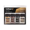 Vallejo 73190 Dust & Dirt – zestaw pigmentów modelarskich 4 × 35 ml