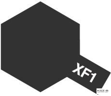 Tamiya XF-1 Flat Black 81301 – czarna matowa farba akrylowa 23 ml