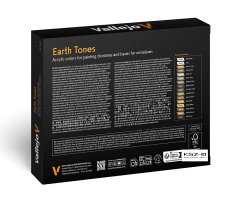 Vallejo 70141 Earth Tones – zestaw 16 farb Model Color 18 ml