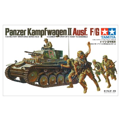 Tamiya 35009 Panzerkampfwagen II Ausf. F/G – 1:35 – niemiecki czołg lekki