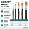 Pędzel No. 4 Effects Flat Synthetic – Vallejo B04004
