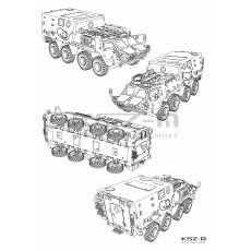 BSEM-4K – wóz ewakuacji medycznej – 1:25 – Angraf 323