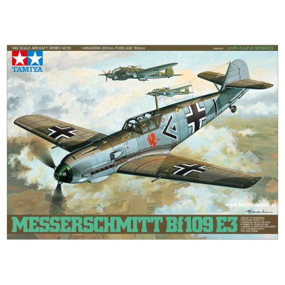 Tamiya 61050 Messerschmitt Bf 109 E-3 – 1:48 – niemiecki myśliwiec