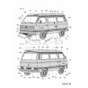 Volkswagen Transporter T3 Westfalia – niemiecki samochód kempingowy – 1:25 – Answer 650