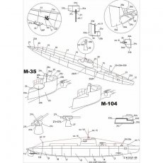 WAK 2/16 Okręty podwodne typu M M-35 i M-104