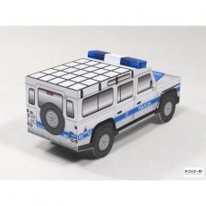 Sklej Model nr 6 - Samochód terenowy POLICJA