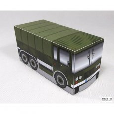 Sklej Model nr 13 - Ciężarówka wojskowa