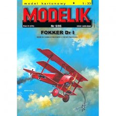 Modelik 5/05 Samolot Fokker Dr.I