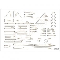 Szkielet, detale do Jakowlew Air-3 - Orlik 142