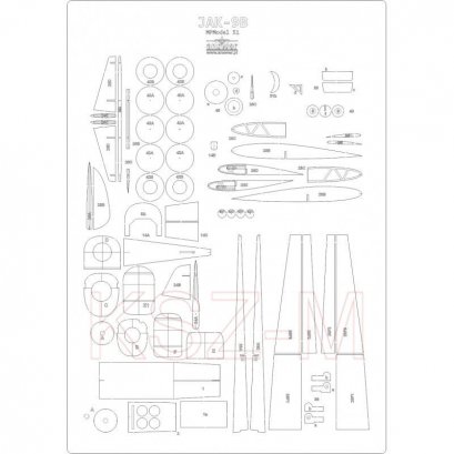 Szkielet do Jak-9B - MPModel 48