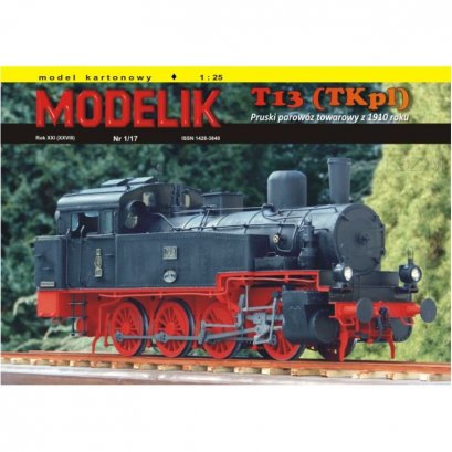 Modelik 1/17 - Parowóz T13 (TKp1)