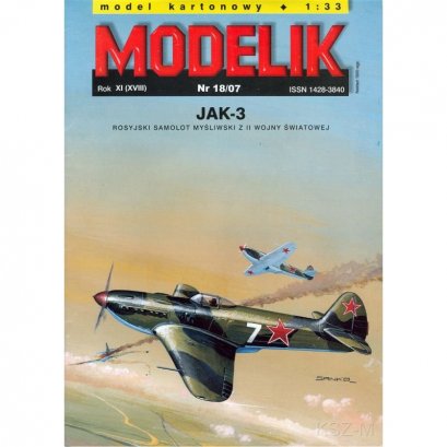 Myśliwiec Jak-3 - Modelik 18/07