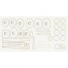 Wręgi, koła do Jak-3 - Modelik 18/07