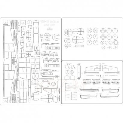 Szkielet do TS-11 Iskra bis DF 1716 - MS Model 011