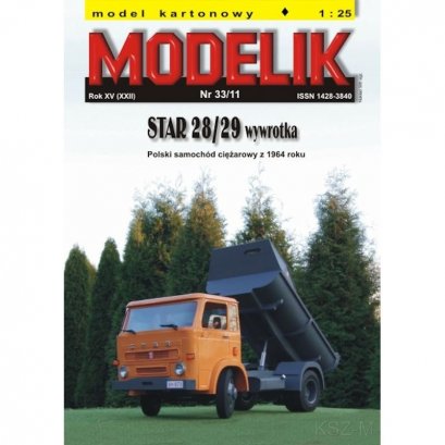 STAR 28/29 wywrotka - Modelik 33/11