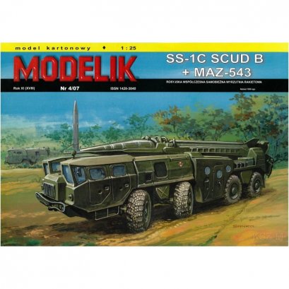SS-1C SCUD B+MAZ-543 - Modelik 4/07