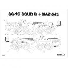 SS-1C SCUD B+MAZ-543 - Modelik 4/07