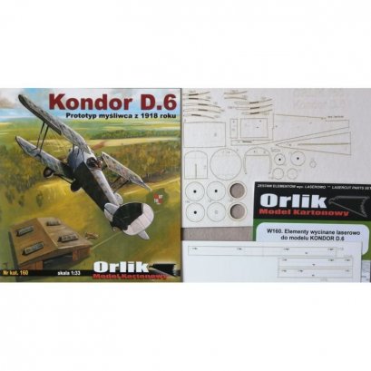 Wręgi do Kondor D.6 - Orlik 160