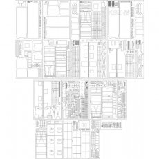 Szkielet, detale do wagonu pocztowy 304C - Angraf 180