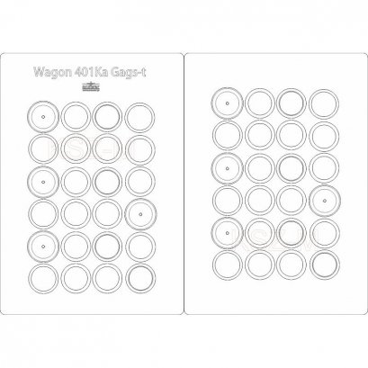 Koła do wagonu 401Ka Gags-t - Angraf 213