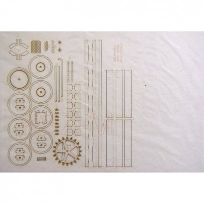 Szkielet detale do parowozu SALAMANCA Modelik 5/15