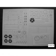 Szkielet detale do parowozu SALAMANCA Modelik 5/15